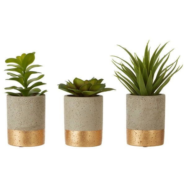 Product photograph of Olivia S Freda Planter Succulent Pot Grey Grey from Olivia's.