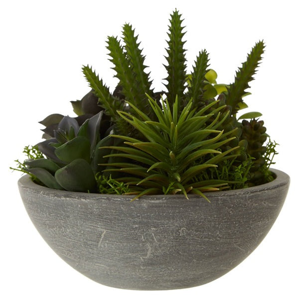 Product photograph of Olivia S Freda Planter Succulent Paper Stone Effect Pot Mixed from Olivia's.