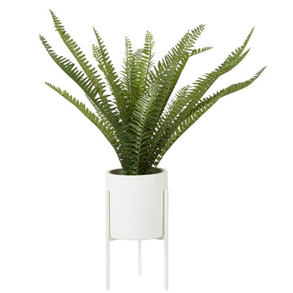 Product photograph of Olivia S Freda Planter With Cement And Iron Pot from Olivia's.