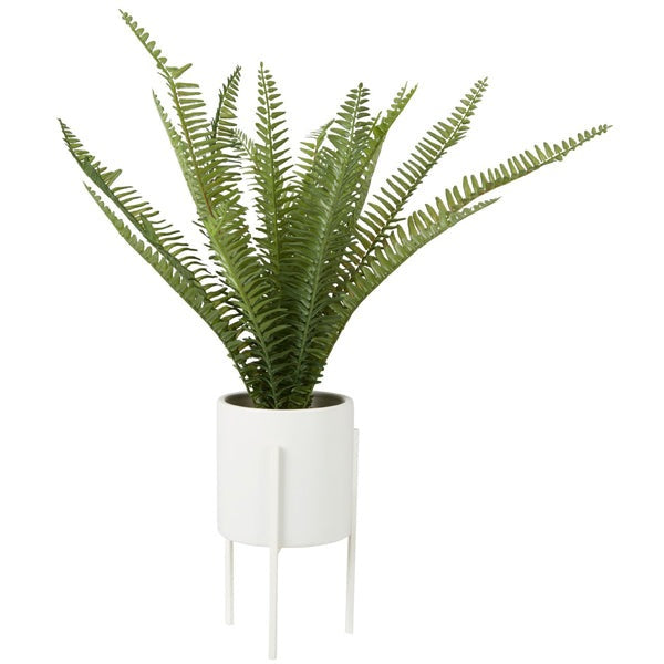 Product photograph of Olivia S Freda Planter With Cement And Iron Pot from Olivia's