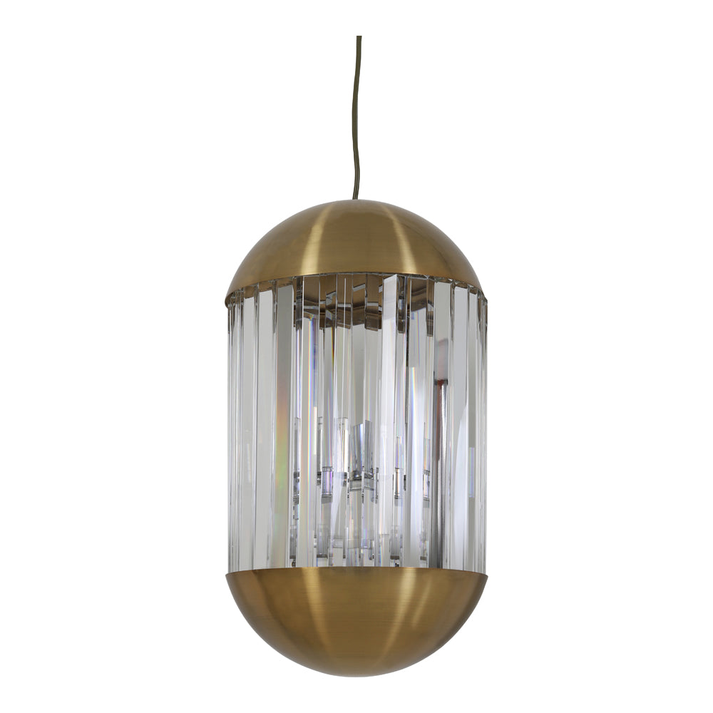 Light Living Grayson Pendant Bronze And Clear Large