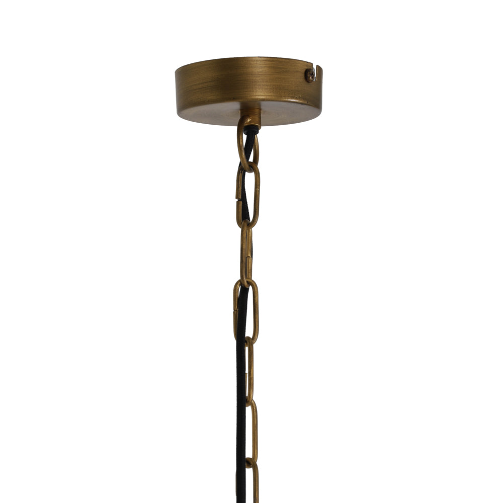 Product photograph of Light Living Drizella 3 Lamp Pendant Gold from Olivia's.