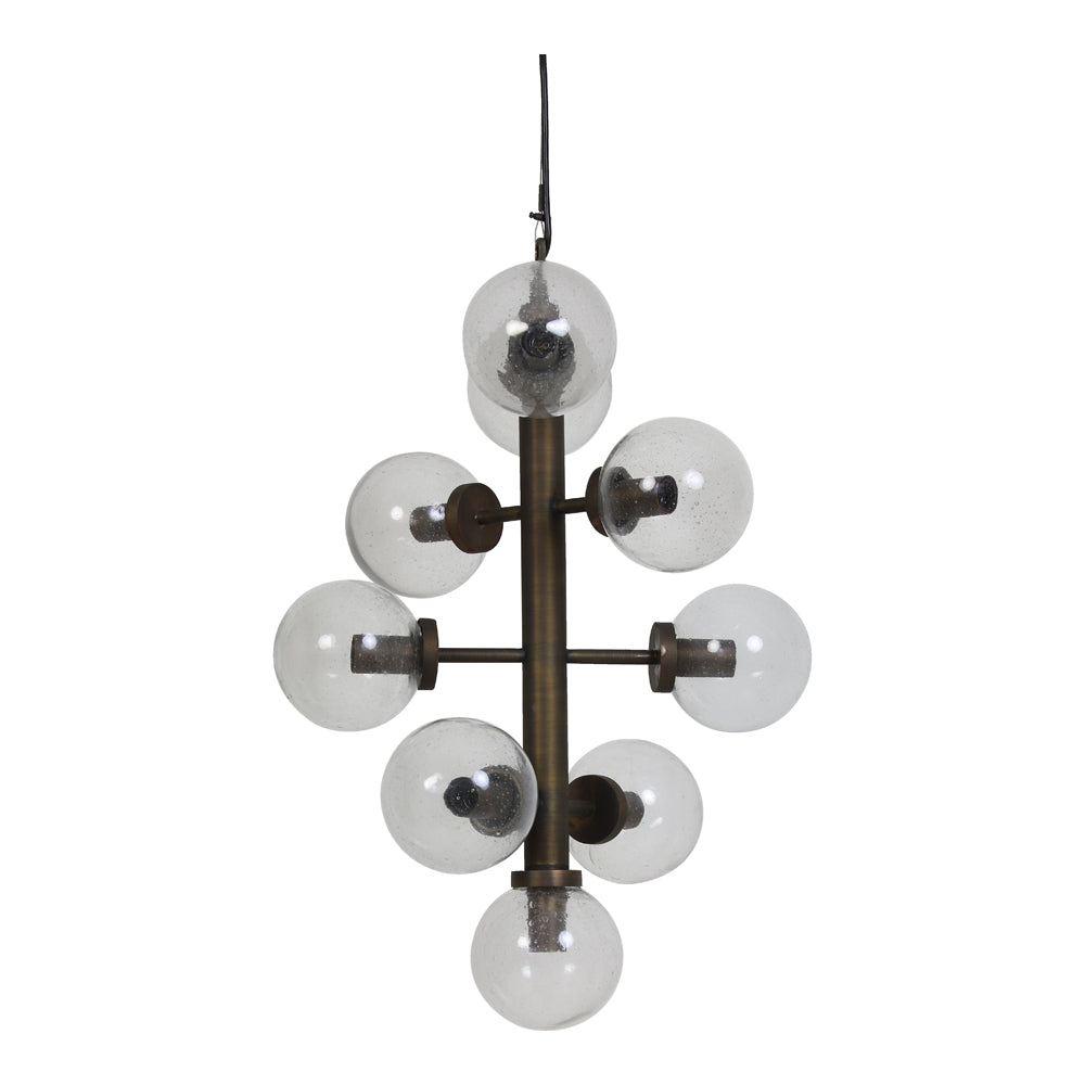 Light Living Chavello 9 Lamp Pendant Antique Bronze