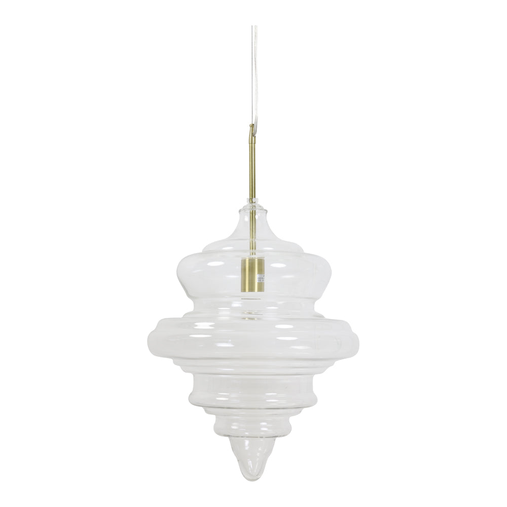 Light Living Rivne Pendant Glass Clear