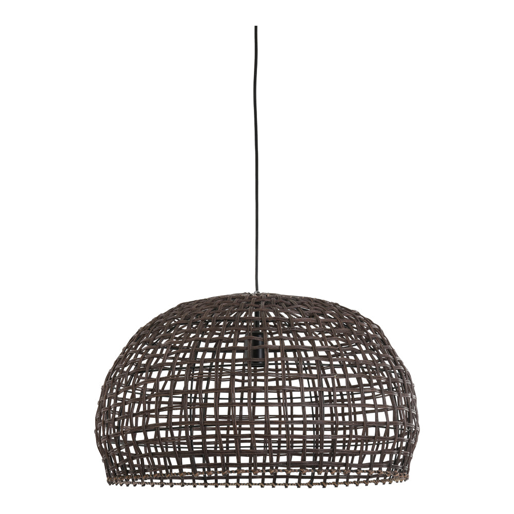 Light Living Olaki Wide Pendant Brown