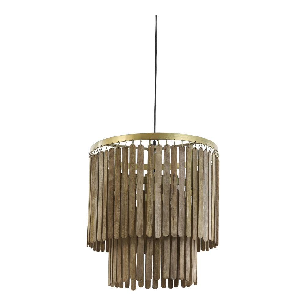 Light Living Gulag Pendant Dark Brown