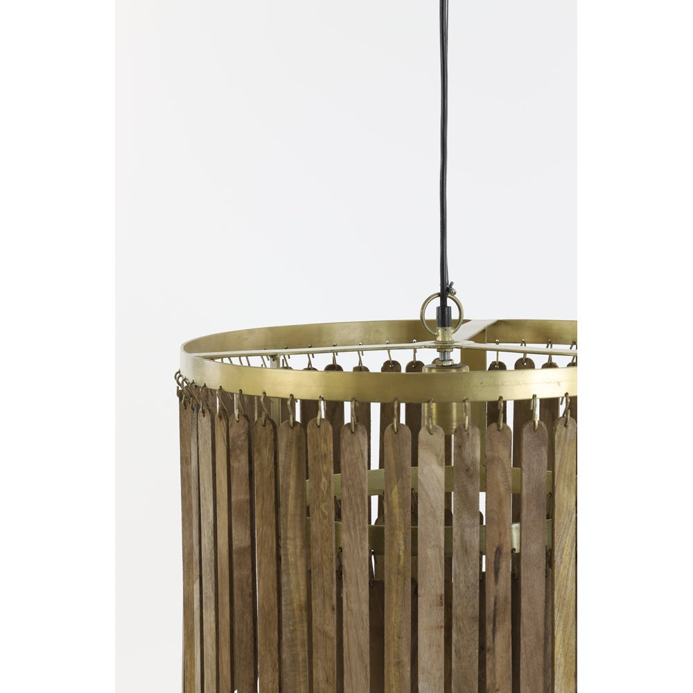 Product photograph of Light Living Gulag Pendant Dark Brown from Olivia's.