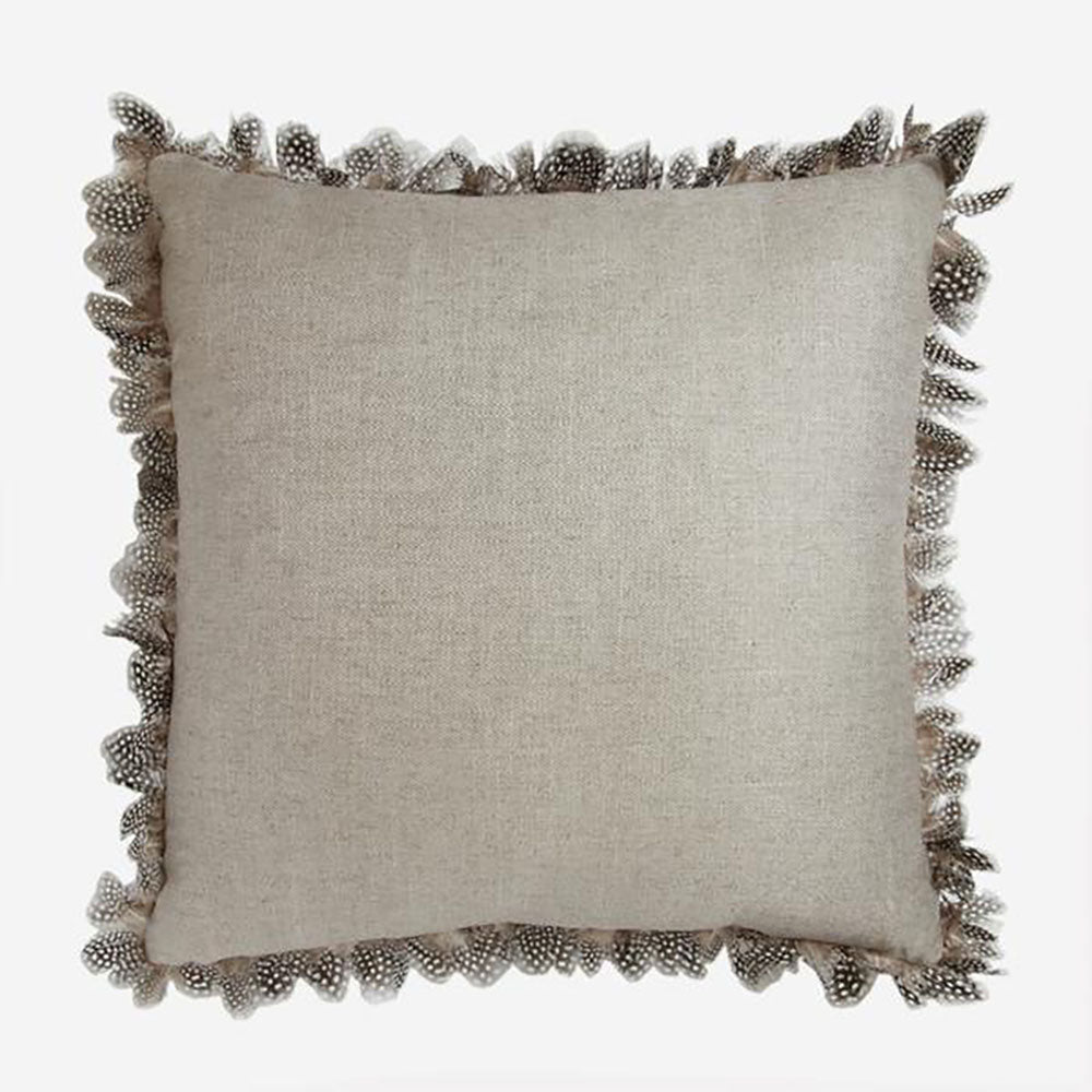 Product photograph of Andrew Martin Ossington Linen Guinea Cushion from Olivia's
