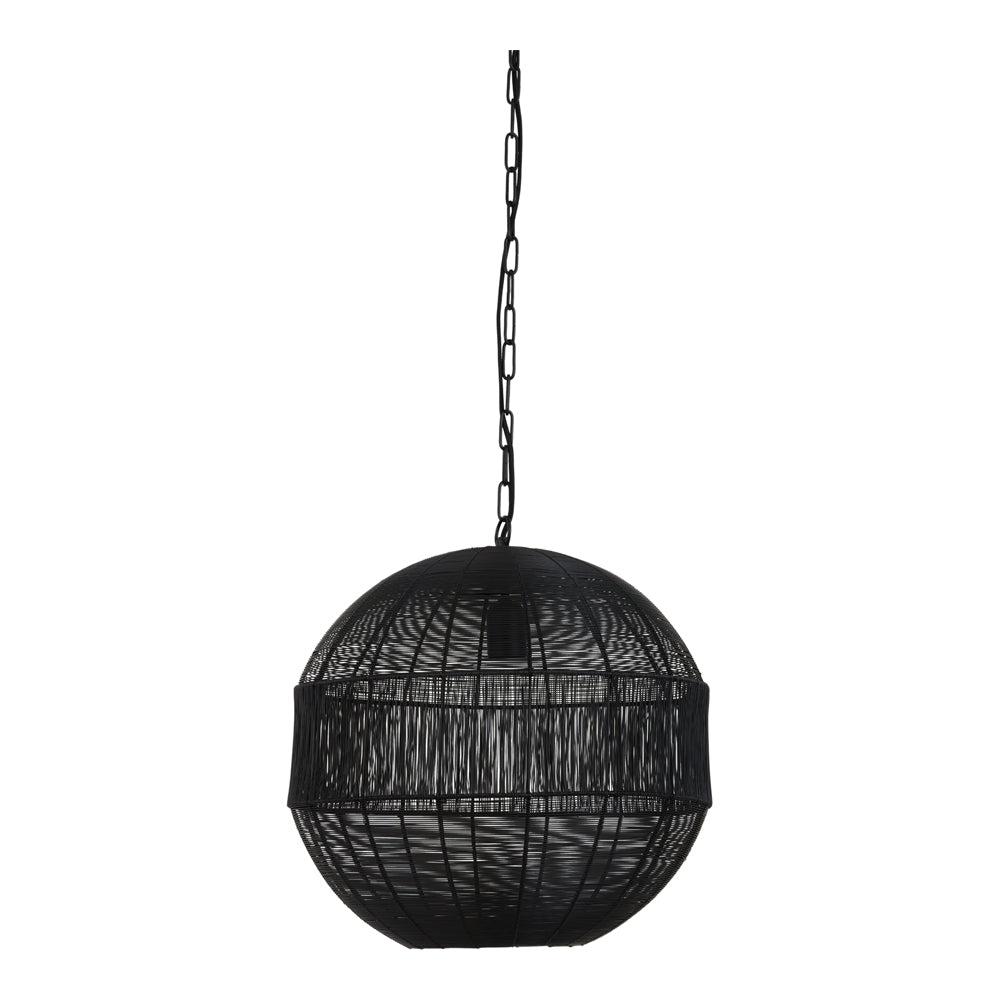 Light Living Pilka Pendant Matt Black Small