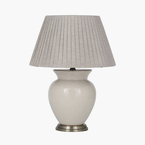 Product photograph of Olivia S Harley Ceramic Table Lamp In Cream from Olivia's