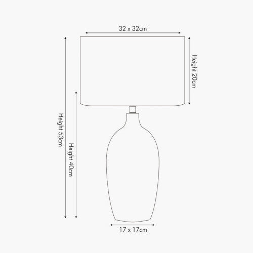 Product photograph of Olivia S Adeline Etched Graphite Ceramic Table Lamp from Olivia's.