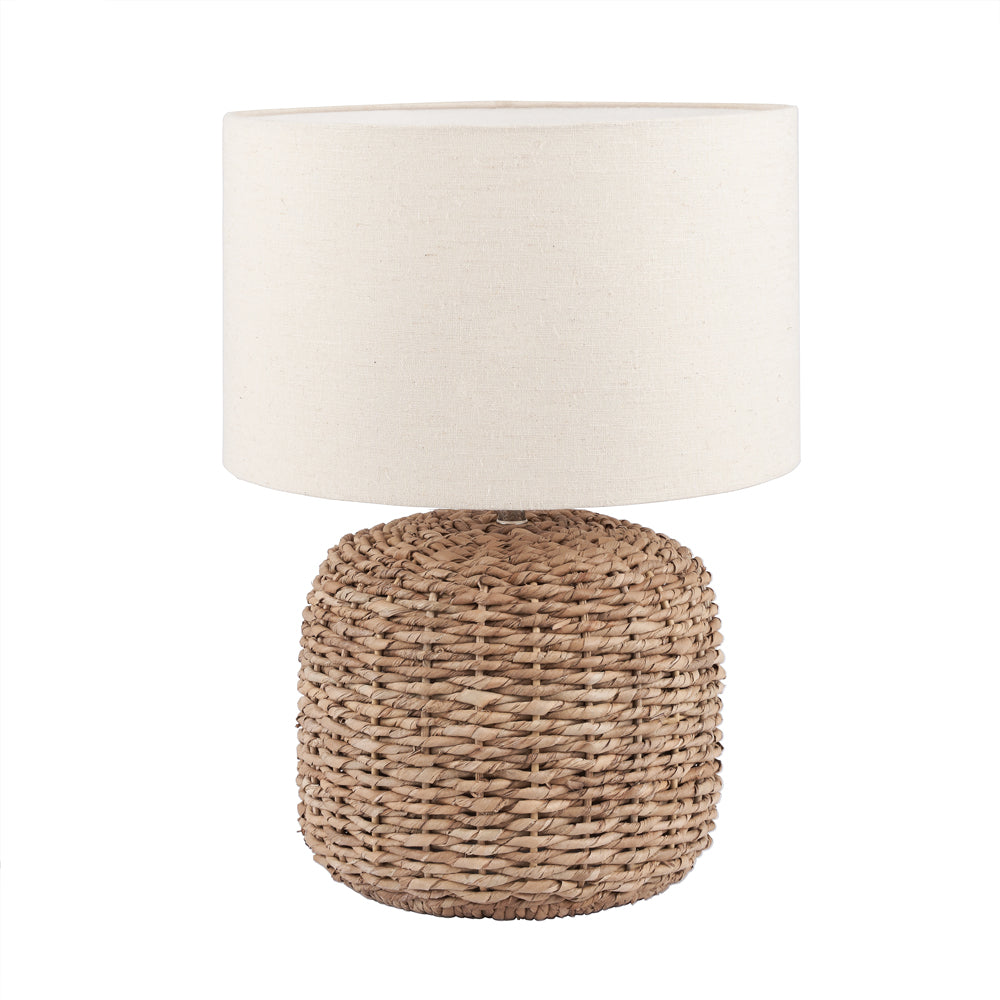 Product photograph of Olivia S Pheobe Small Natural Woven Table Lamp from Olivia's