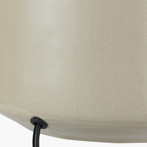 Product photograph of Olivia S Nala Crackle Effect Table Lamp In Cream from Olivia's.