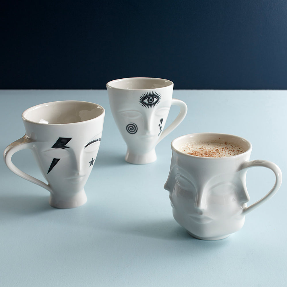 Product photograph of Jonathan Adler Dora Maar Mug from Olivia's