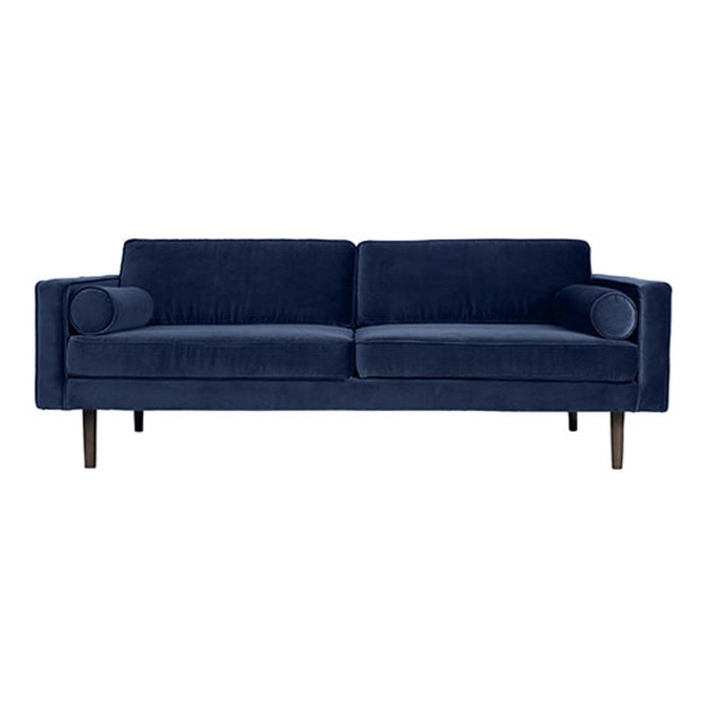 Product photograph of Broste Copenhagen 2 Seater Wind Sofa Insignia Blue from Olivia's