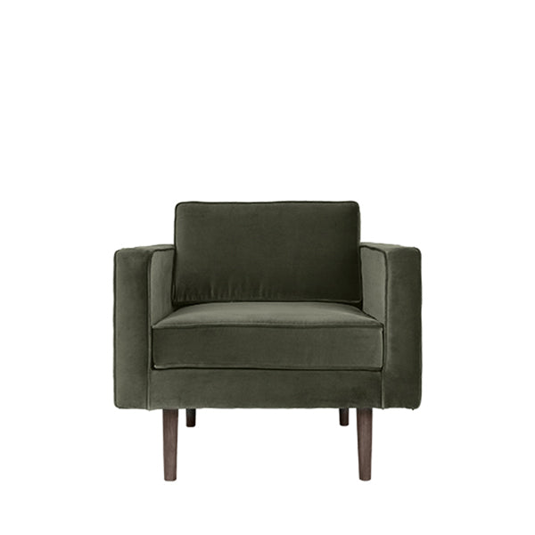 Product photograph of Broste Copenhagen Wind Leaf Armchair Grape from Olivia's