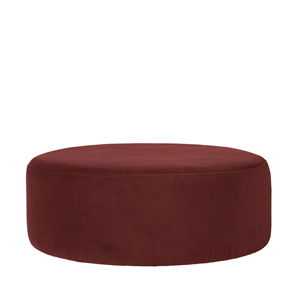 Product photograph of Broste Copenhagen Wind Pouffe Wild Ginger Outlet from Olivia's