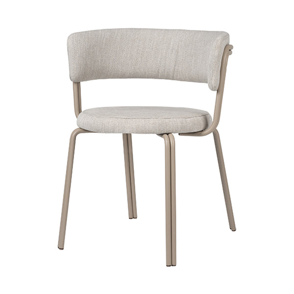 Product photograph of Broste Copenhagen Oda Occasional Chair Warm Grey from Olivia's