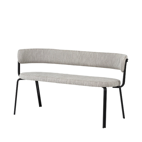 Product photograph of Broste Copenhagen Oda Bench Black from Olivia's