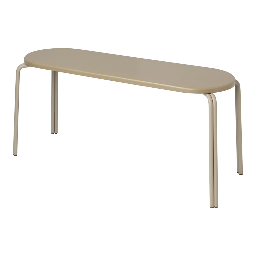 Product photograph of Broste Copenhagen 2 Seater Oda Bench In Beige from Olivia's