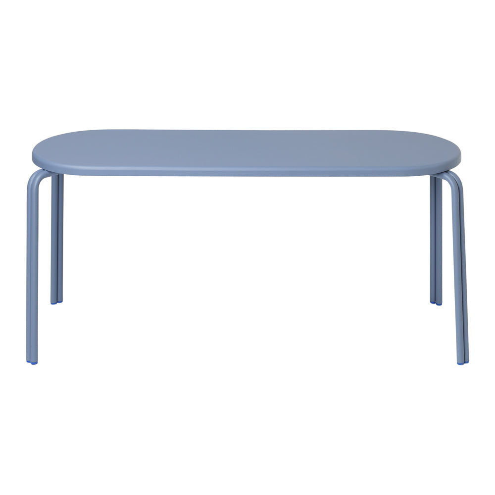 Product photograph of Broste Copenhagen 2 Seater Oda Bench In Blue from Olivia's.