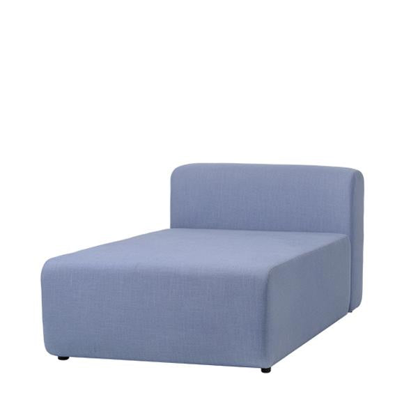 Product photograph of Broste Copenhagen Lagoon Light Blue Module Sofa Set Chaise from Olivia's.