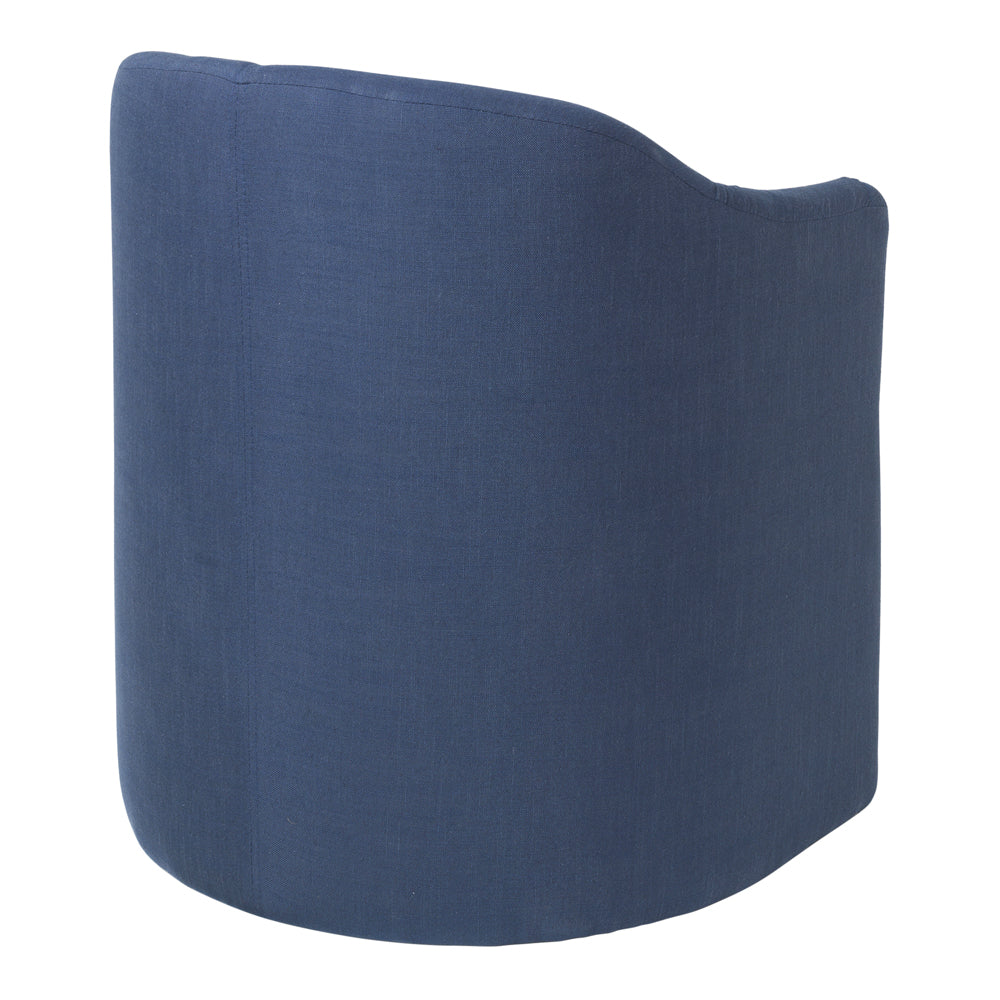 Product photograph of Broste Copenhagen Pond Chair In Blue from Olivia's.