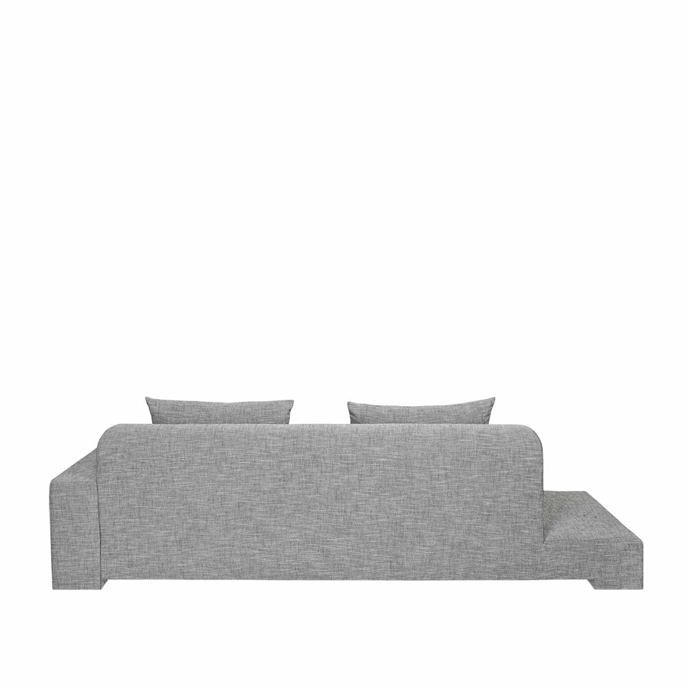 Product photograph of Broste Copenhagen Bay Right Sided Sofa Anthracite Grey from Olivia's.