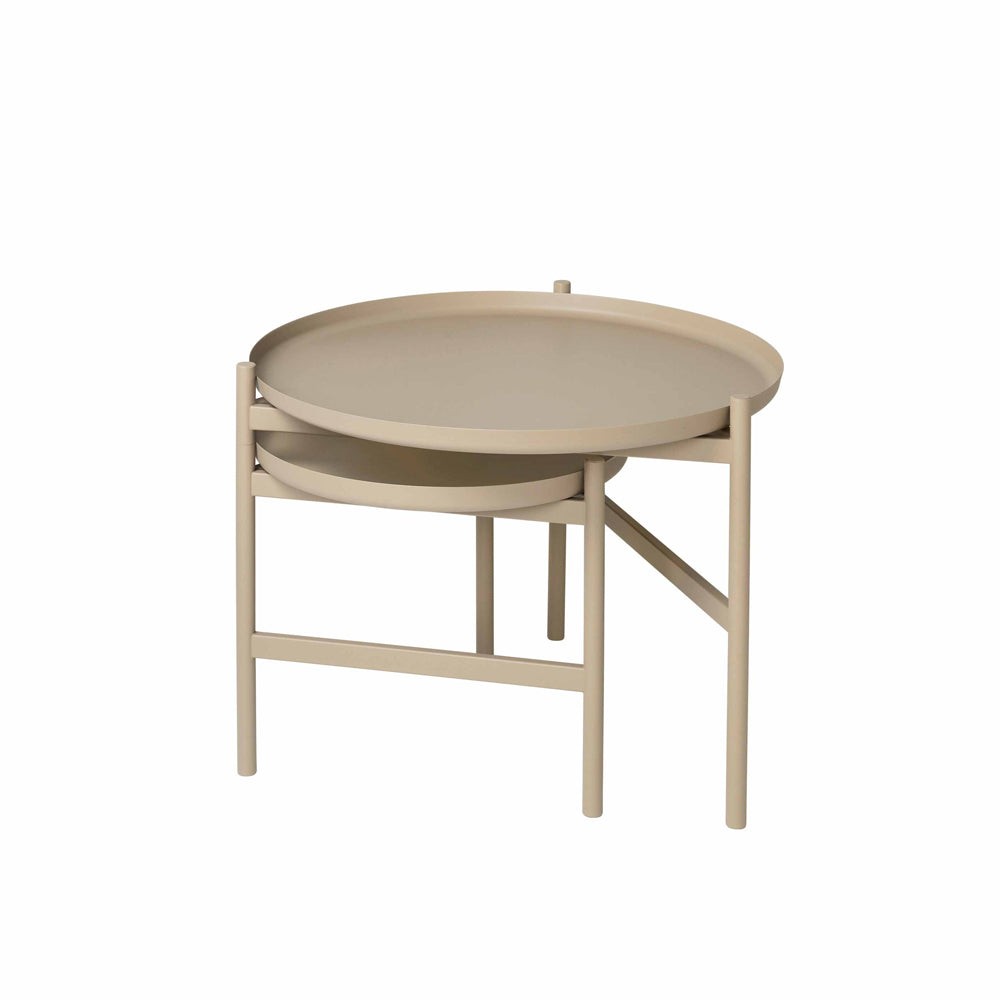 Product photograph of Broste Copenhagen Turner Table Side Table Grey from Olivia's.