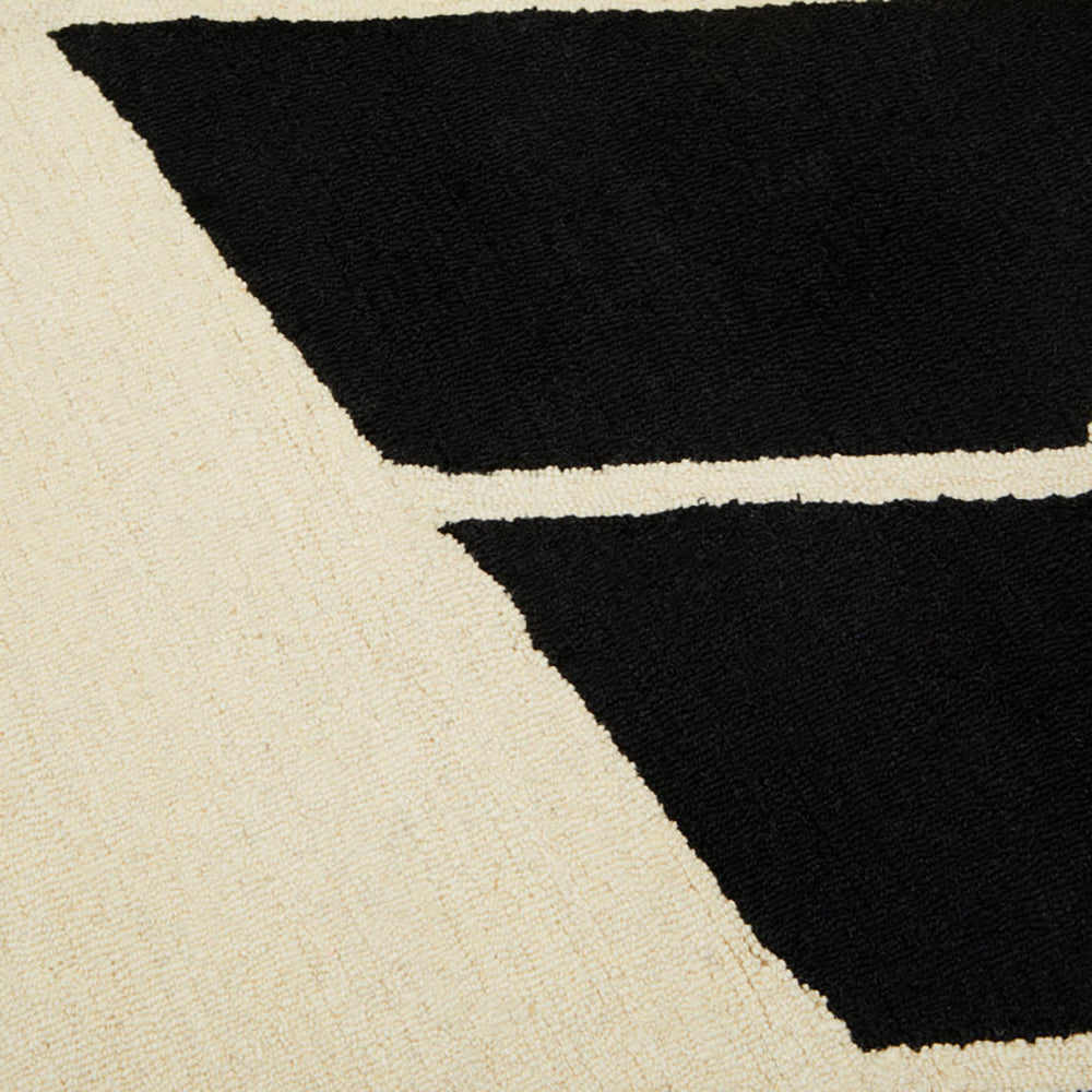 Product photograph of Olivia S Soft Industrial Collection - Rosie Milana Large Geometric Rug from Olivia's.
