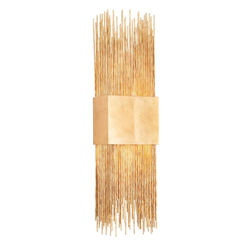 Product photograph of Hudson Valley Lighting Corbett Wall Sconce In Vintage Gold Leaf from Olivia's