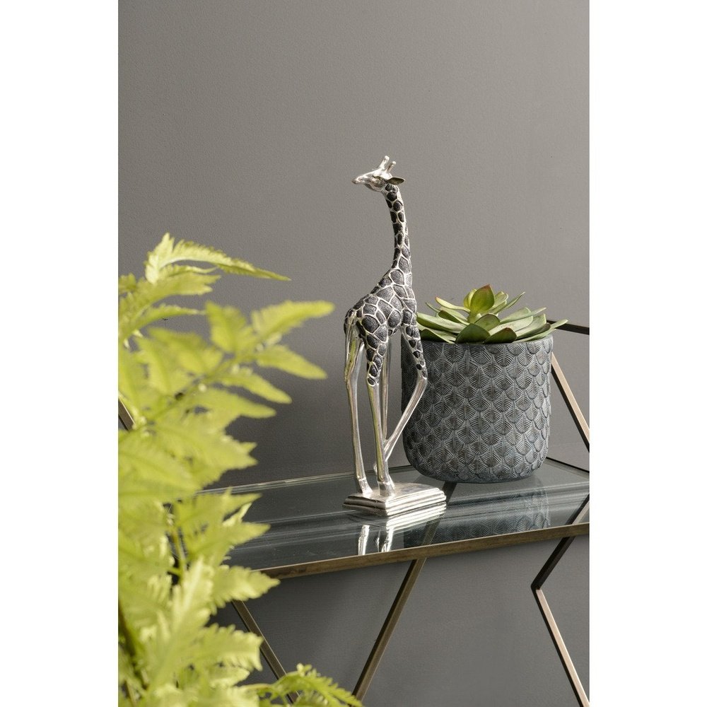 Product photograph of Libra Midnight Mayfair Collection - Giraffe Sculpture Head Back from Olivia's.