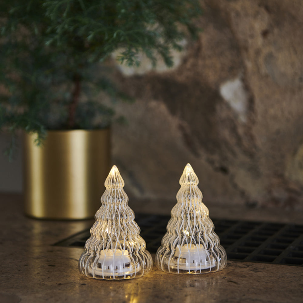 Product photograph of Lucy Christmas Tree Clear And White Small from Olivia's.