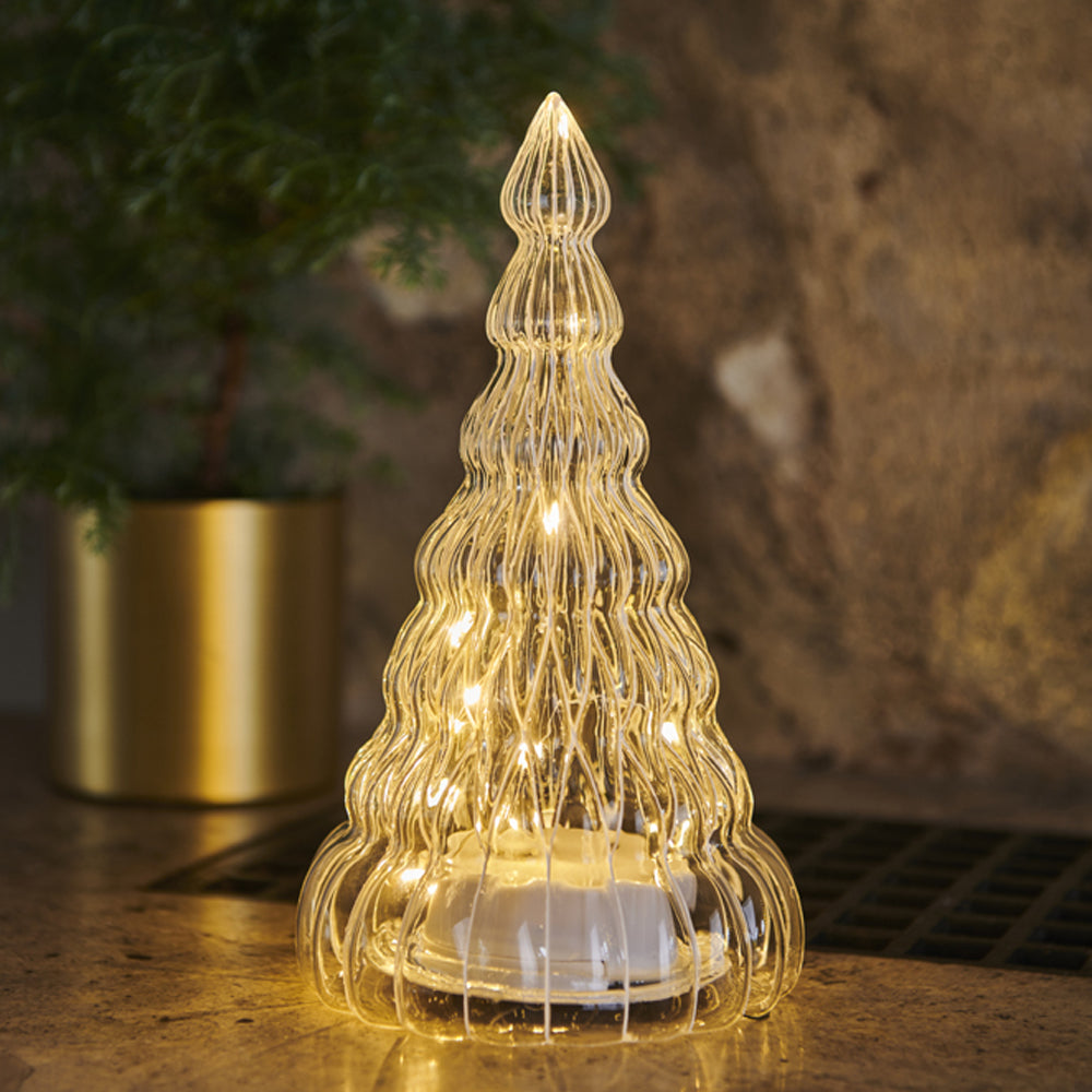 Product photograph of Lucy Christmas Tree Clear And White Small from Olivia's
