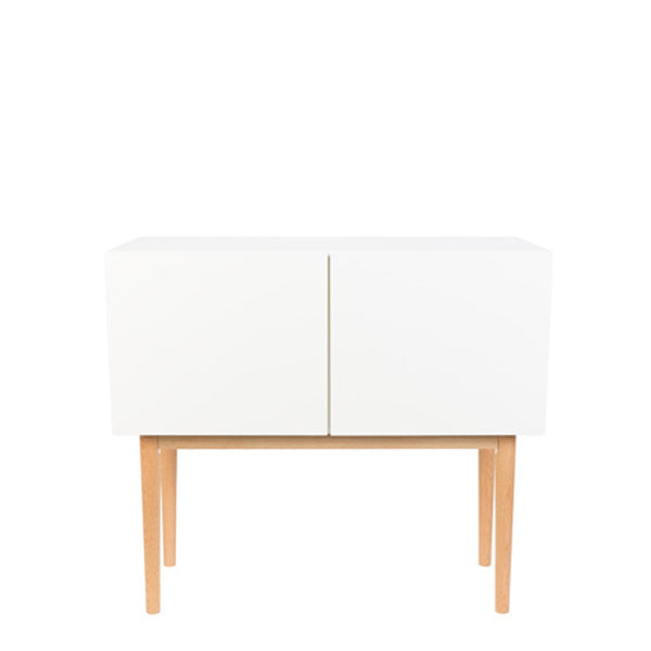 Product photograph of Zuiver High On Wood 2 Door Cabinet White 2 Do from Olivia's