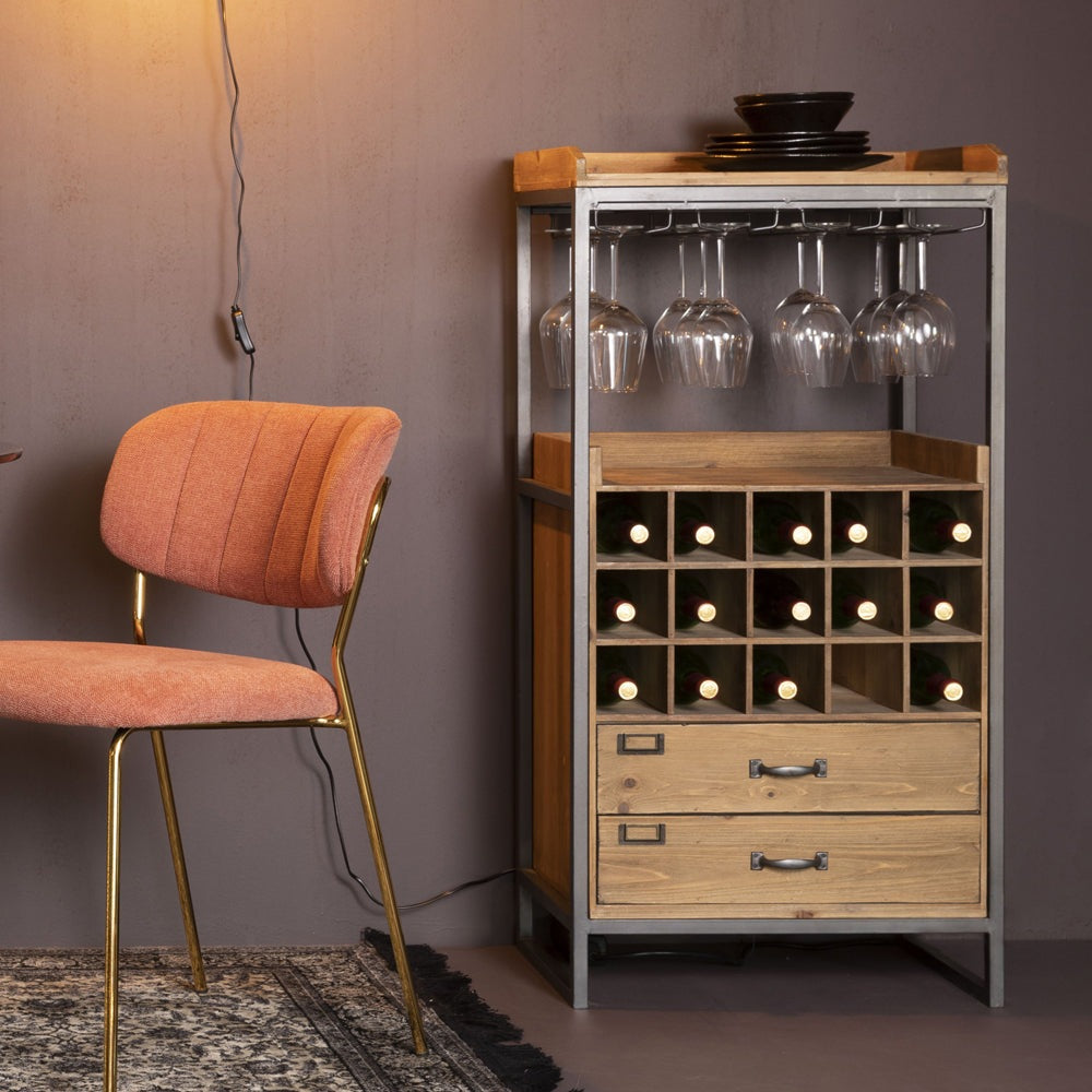 Product photograph of Olivia S Nordic Living Collection - Eiliv Cabinet In Brown from Olivia's.