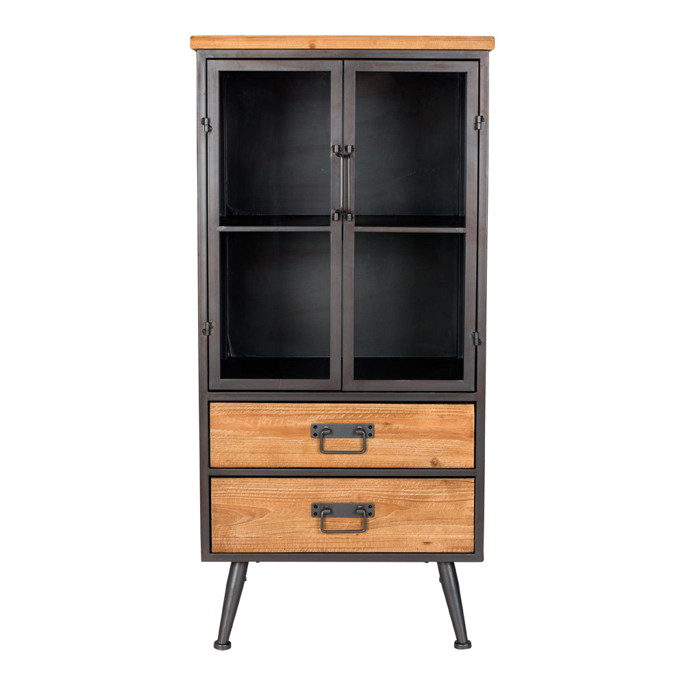 Product photograph of Olivia S Nordic Living Collection - Dana Low Cabinet In Brown from Olivia's