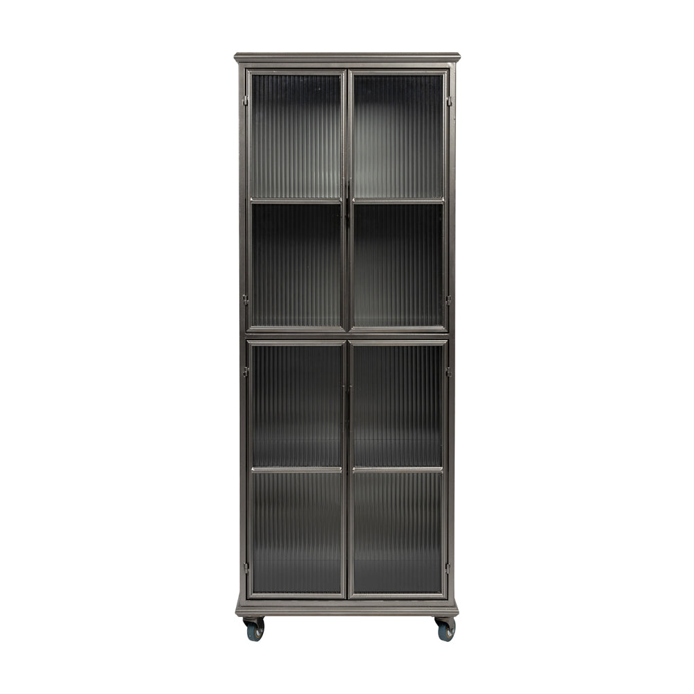 Product photograph of Olivia S Nordic Living Collection Jim Cabinet In Black from Olivia's