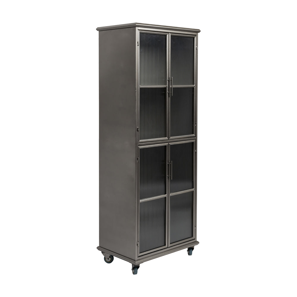 Product photograph of Olivia S Nordic Living Collection Jim Cabinet In Black from Olivia's.