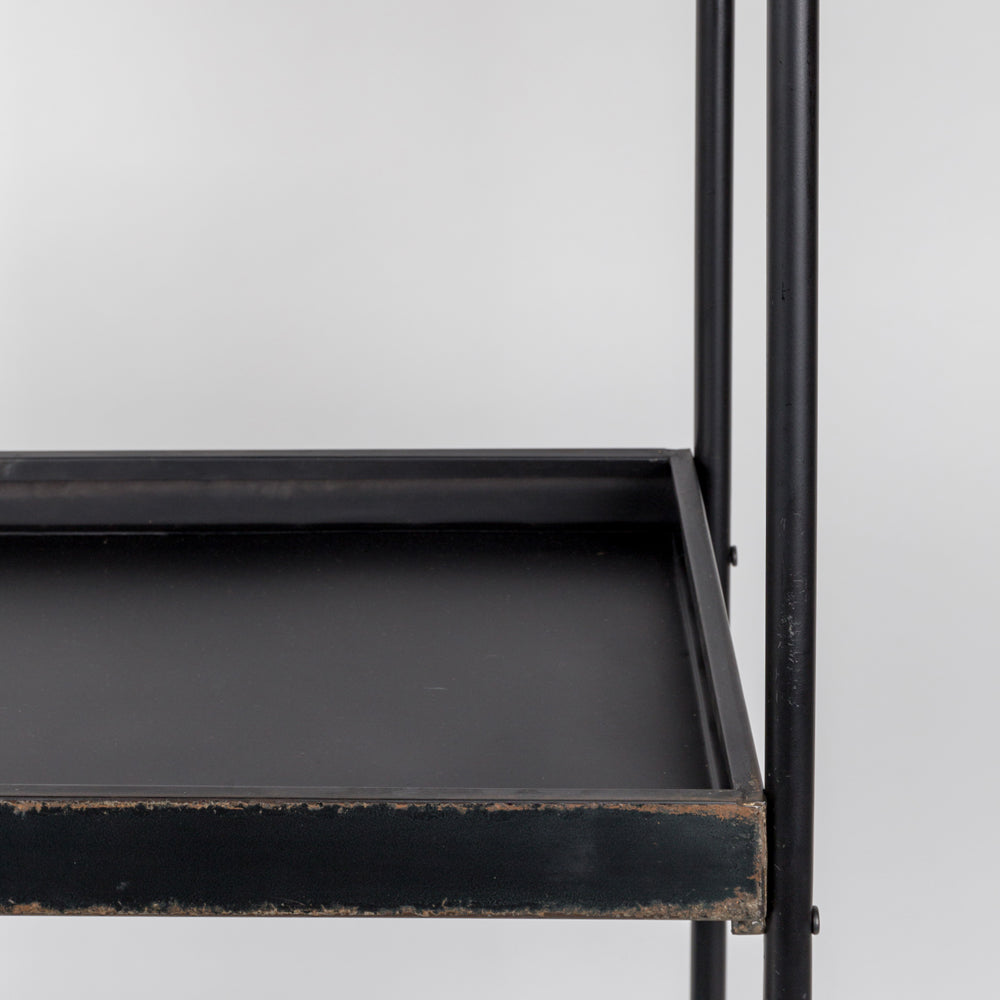 Product photograph of Olivia S Nordic Living Collection - Rorric Shelf In Black from Olivia's.