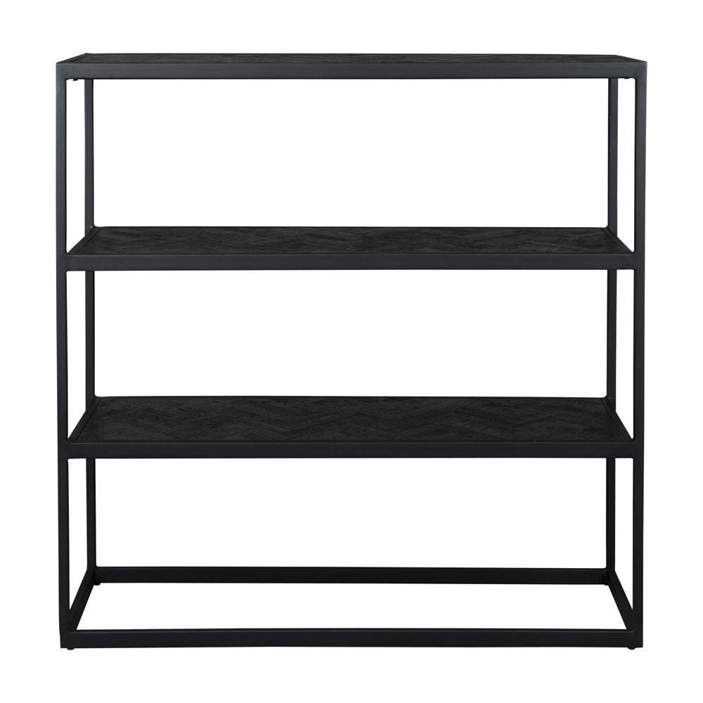 Product photograph of Olivia S Nordic Living Collection Parkes Shelf In Black from Olivia's