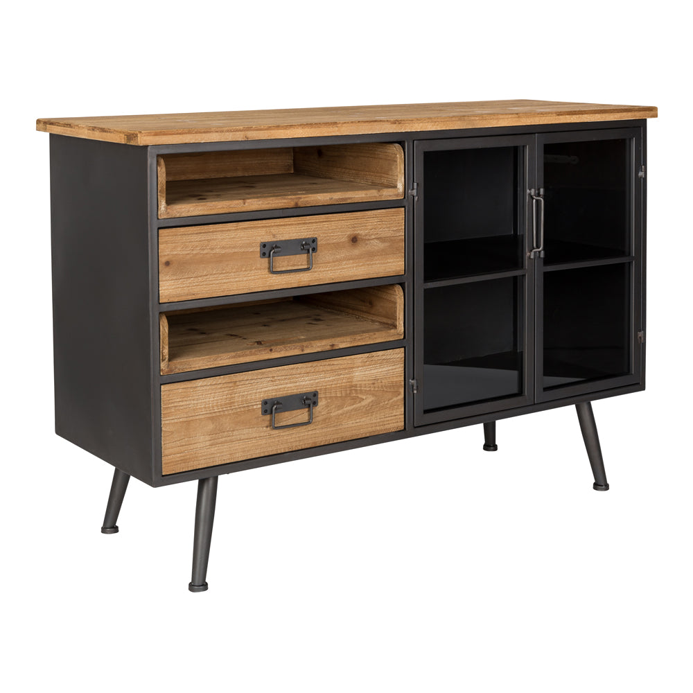 Product photograph of Olivia S Nordic Living Collection - Dana Sideboard In Brown from Olivia's.