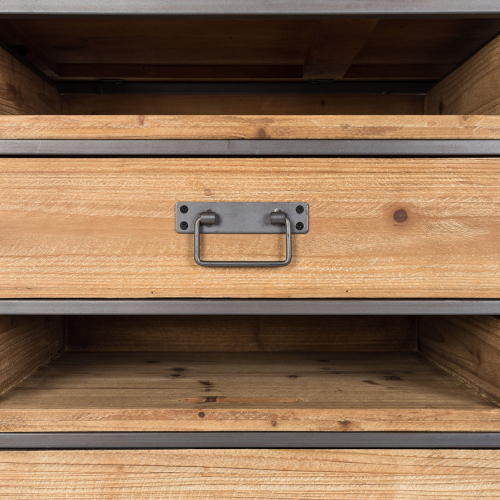 Product photograph of Olivia S Nordic Living Collection - Dana Sideboard In Brown from Olivia's.