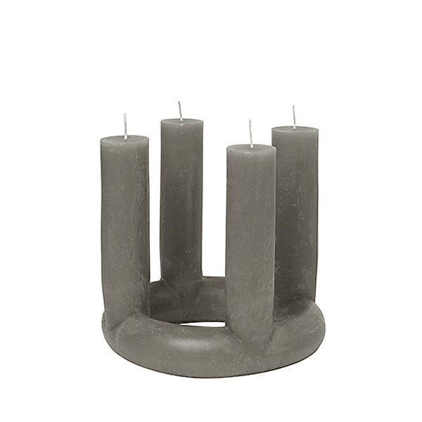 Product photograph of Broste Copenhagen Lucia Candle Fungi from Olivia's