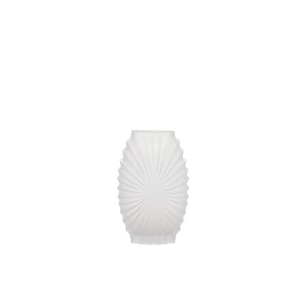 Product photograph of Cozy Living Texture White Glass Vase Large from Olivia's