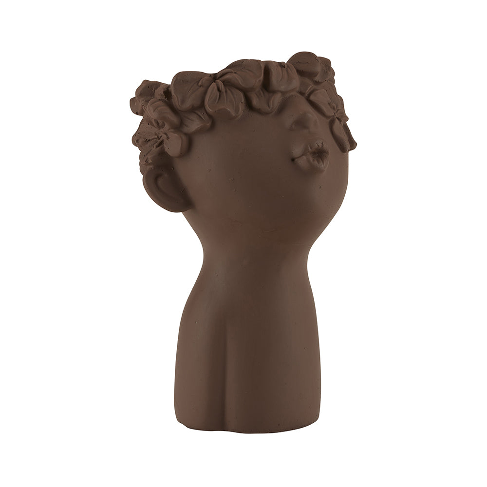 Product photograph of Cozy Living Kissing Pot Brown Small from Olivia's