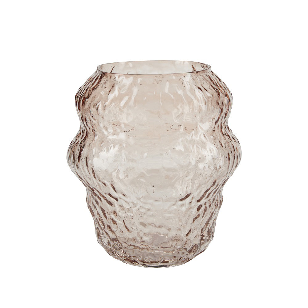 Product photograph of Cozy Living Organic Vase Pink Glass Small from Olivia's