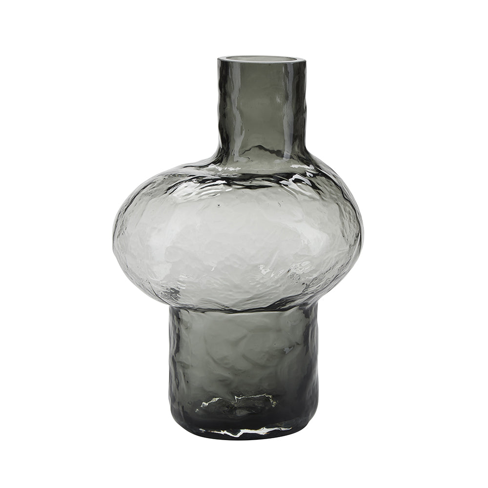 Product photograph of Cozy Living Bubble Vase Smoke Glass from Olivia's