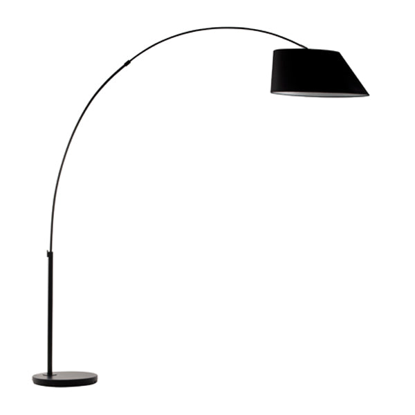 Product photograph of Zuiver Arc Floor Lamp Black Black from Olivia's