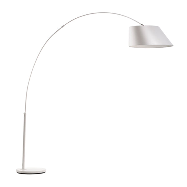 Product photograph of Zuiver Arc Floor Lamp White White from Olivia's